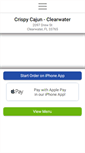 Mobile Screenshot of crispycajunclearwater.com